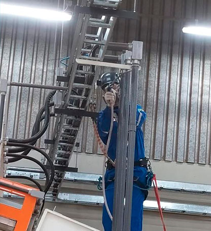 Instalação de equipamentos